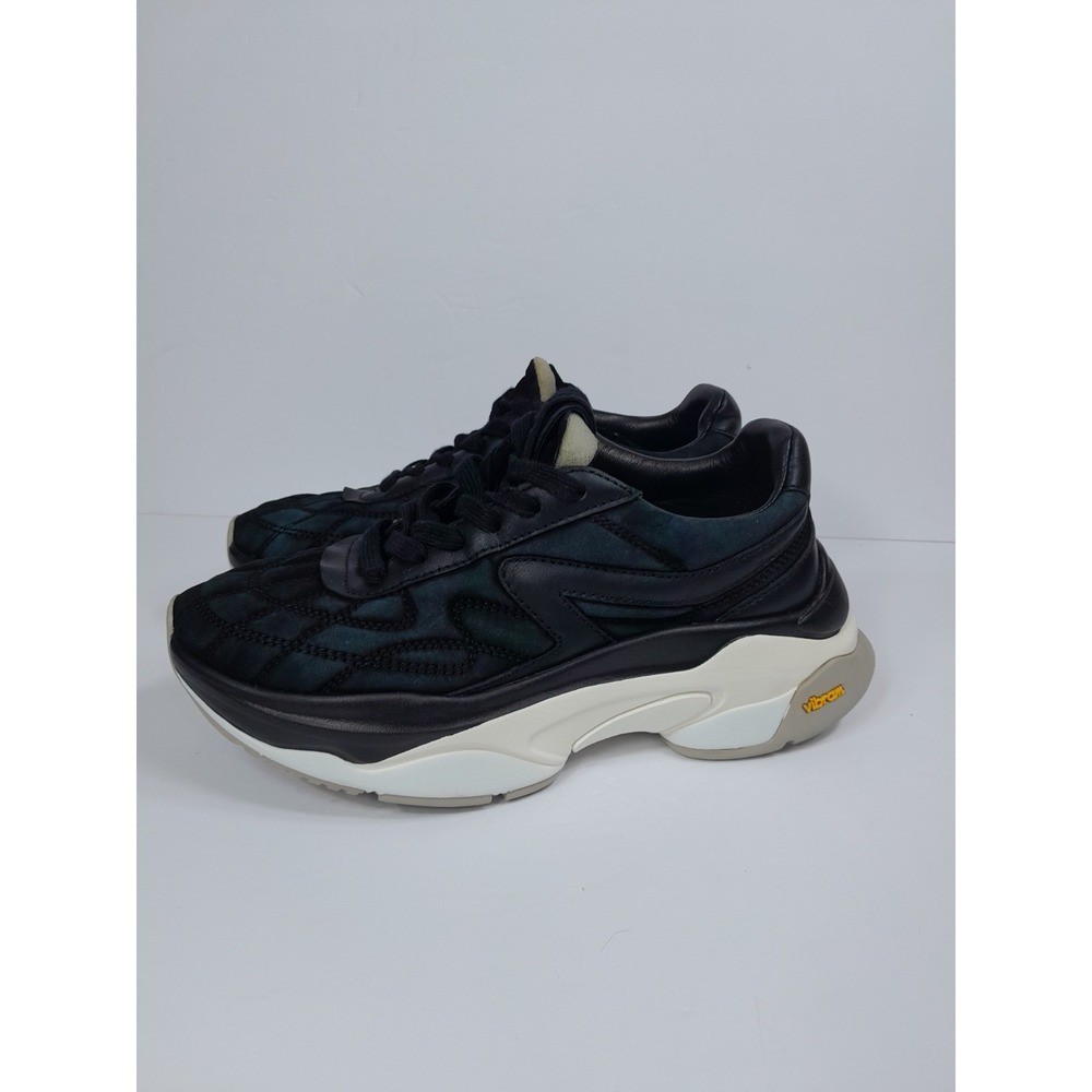 Rag & Bone Legacy Runner Sneakers Women 6.5 EU 36.5 Quilted Vibram Sole Black